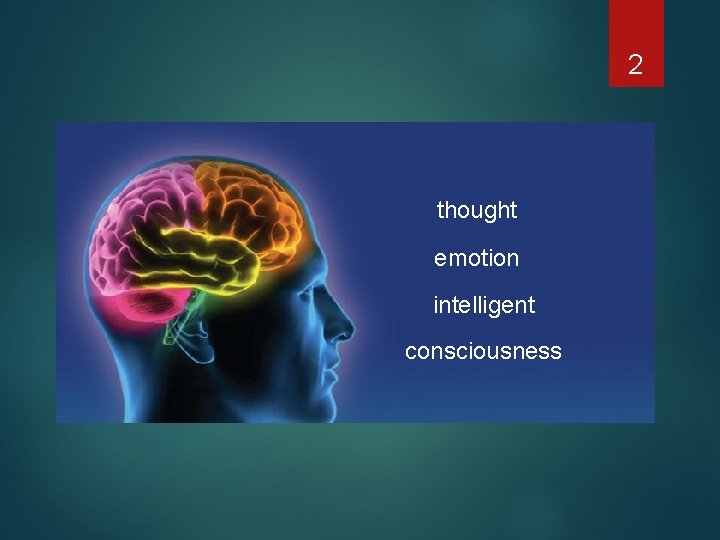 2 thought emotion intelligent consciousness 