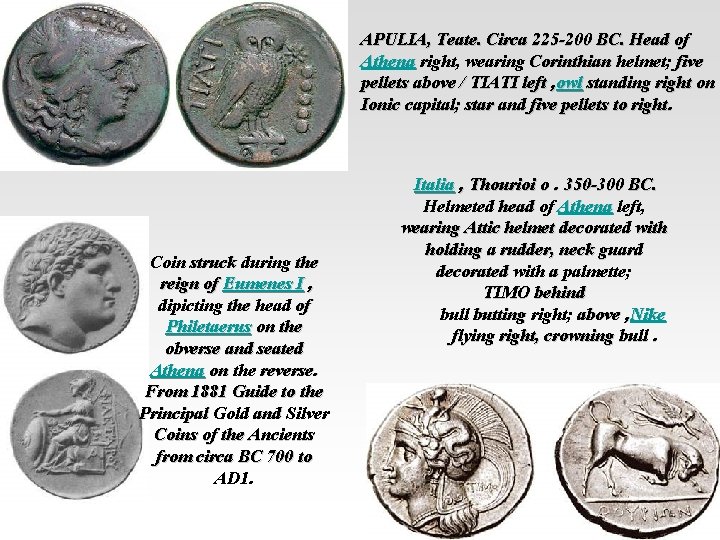 APULIA, Teate. Circa 225 -200 BC. Head of Athena right, wearing Corinthian helmet; five