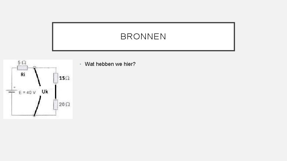 BRONNEN • Wat hebben we hier? 