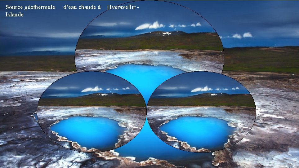 Source géothermale Islande d’eau chaude à Hveravellir - 