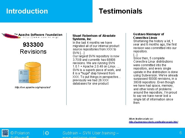 Introduction 933300 Revisions 813637 Testimonials Stuart Robertson of Absolute Systems, Inc In the last