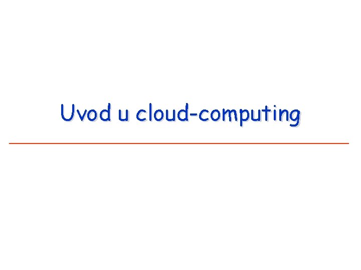 Uvod u cloud-computing 