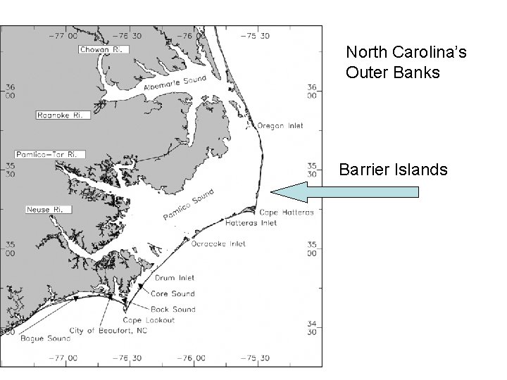 North Carolina’s Outer Banks Barrier Islands 