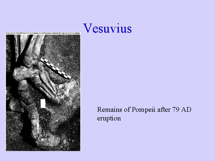 Vesuvius Remains of Pompeii after 79 AD eruption 