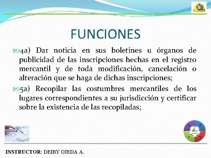 FUNCIONES 4 a) Dar noticia en sus boletines u órganos de publicidad de las