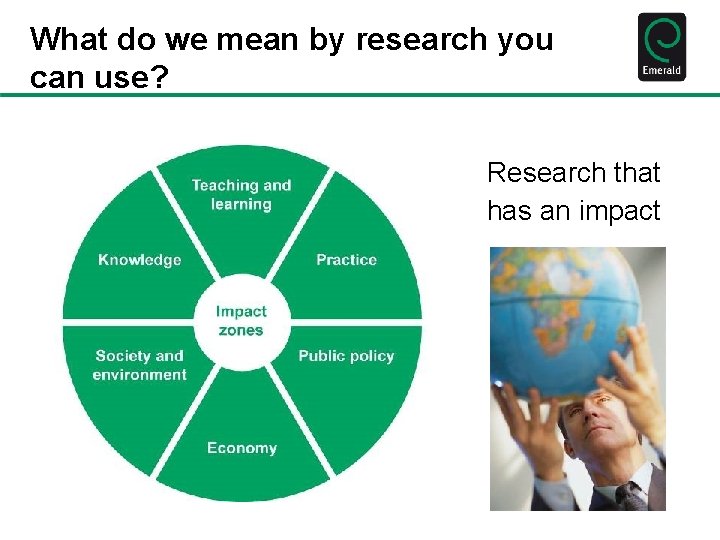 What do we mean by research you can use? Research that has an impact