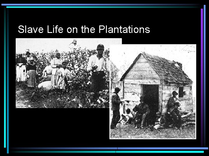 Slave Life on the Plantations 