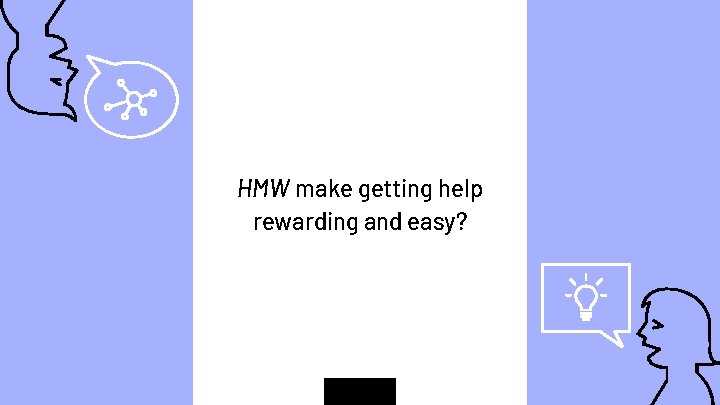 “ HMW make getting help rewarding and easy? 