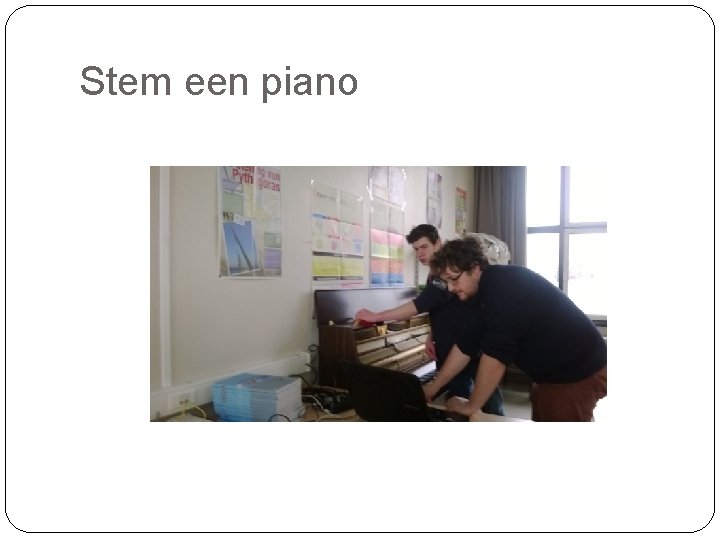 Stem een piano 