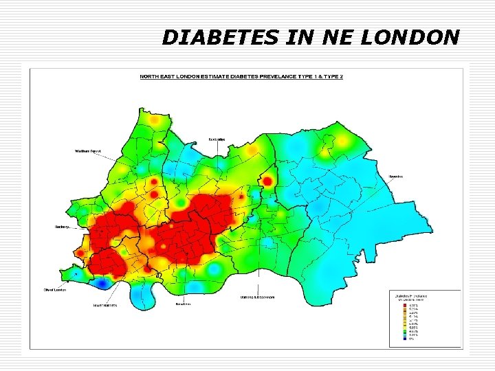 DIABETES IN NE LONDON 