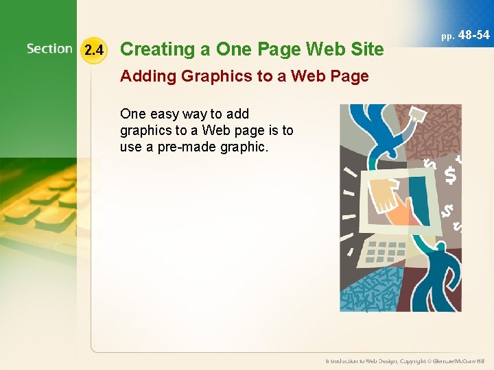 2. 4 Creating a One Page Web Site Adding Graphics to a Web Page