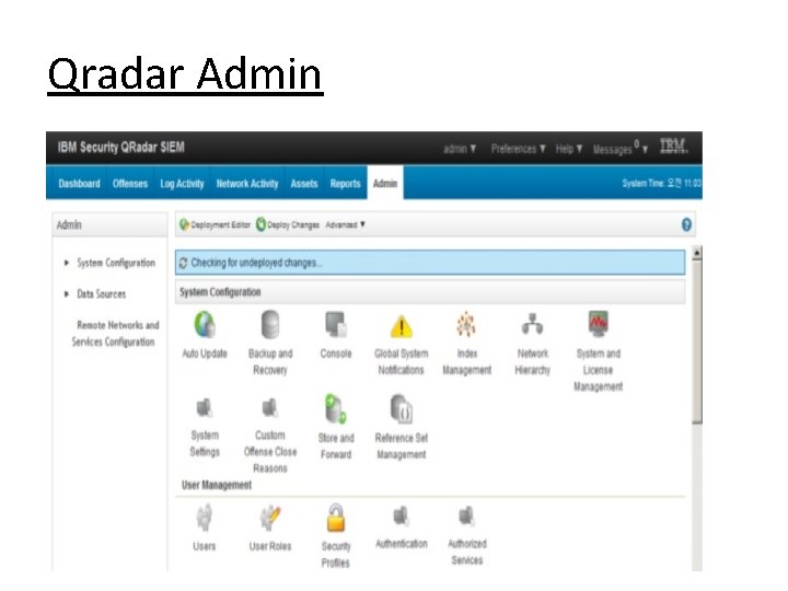 Qradar Admin 