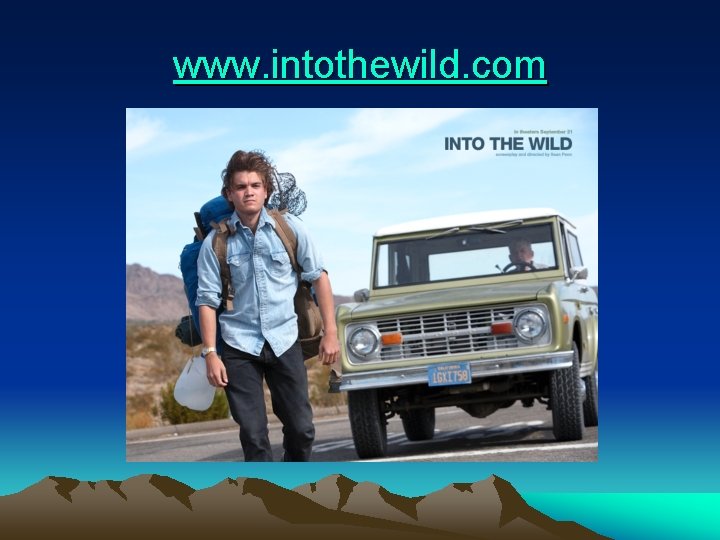 www. intothewild. com 