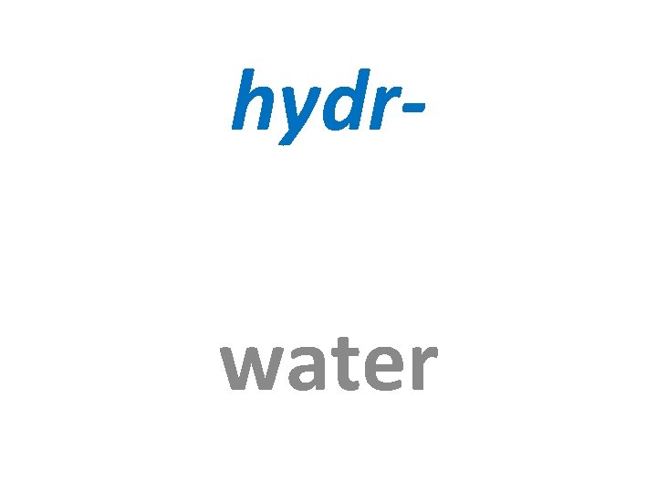 hydrwater 