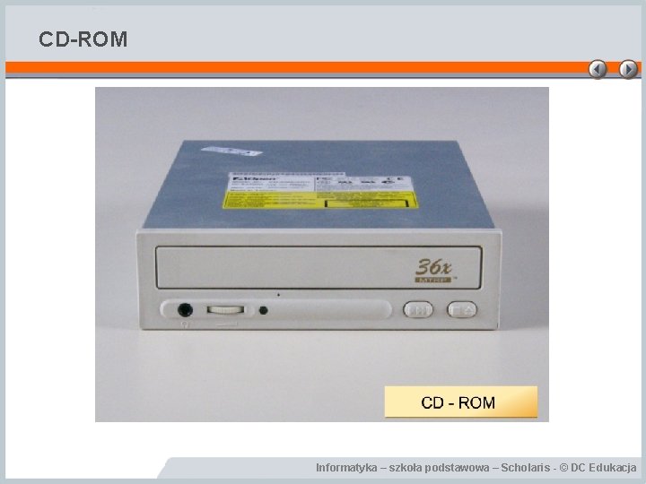 CD-ROM Informatyka – szkoła podstawowa – Scholaris - © DC Edukacja 