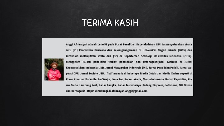 TERIMA KASIH 