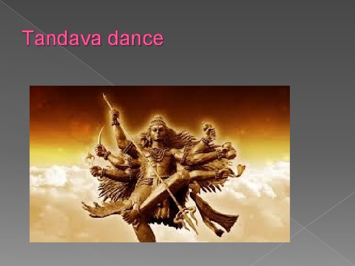 Tandava dance 