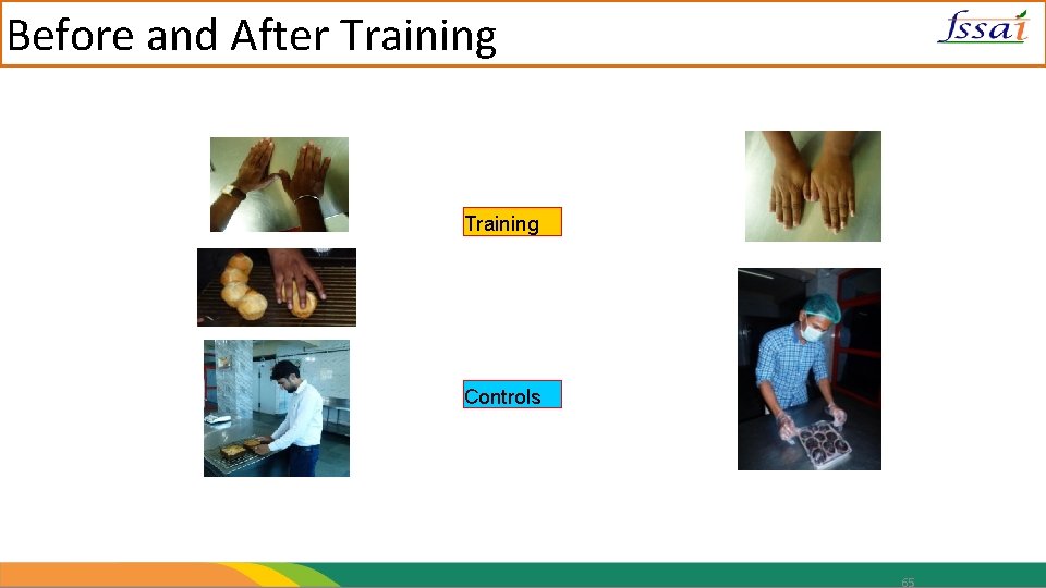 Before and After Training Controls 65 