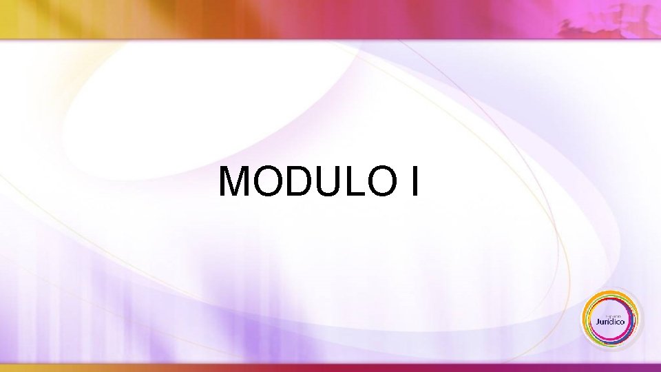 MODULO I 