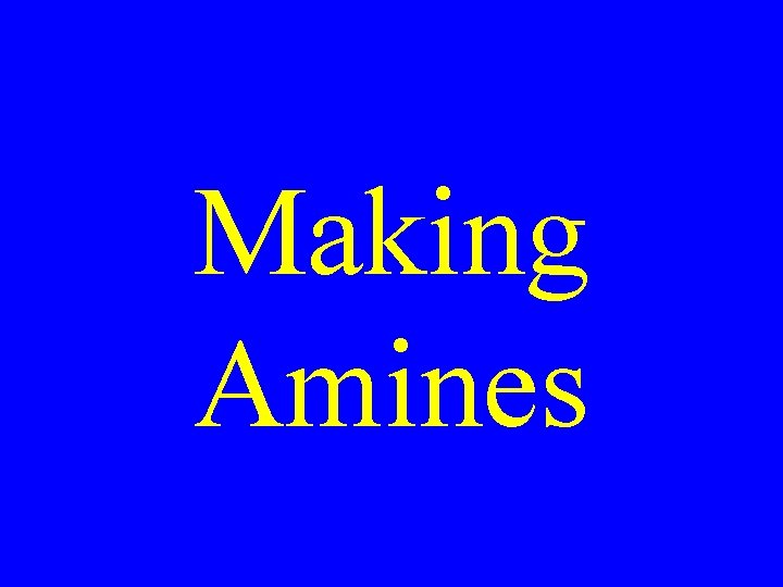 Making Amines 