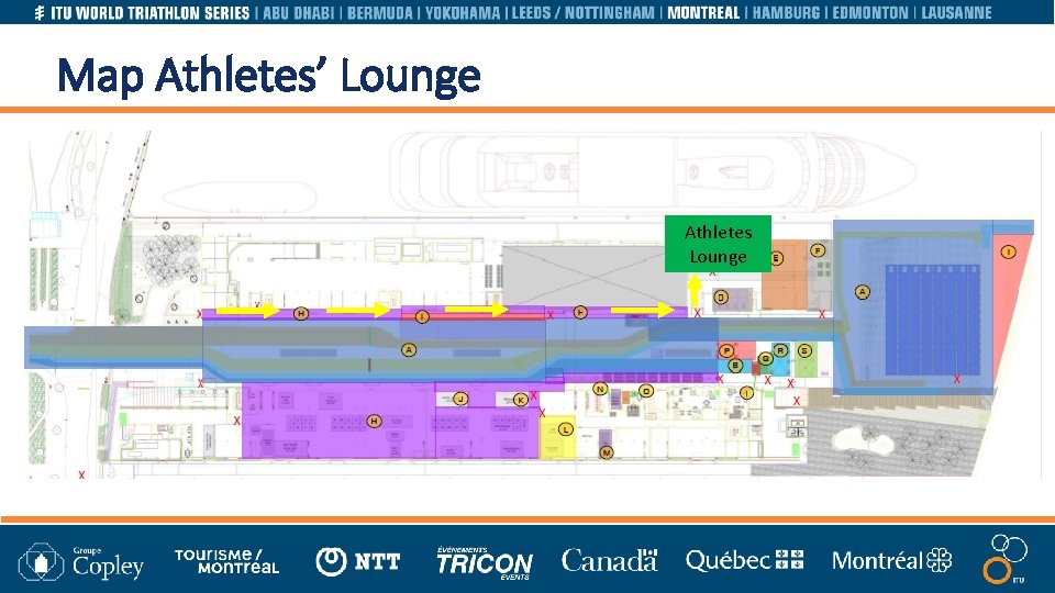 Map Athletes’ Lounge Athletes Lounge 