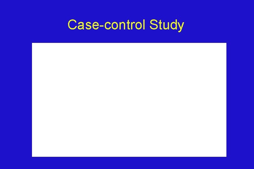 Case-control Study 