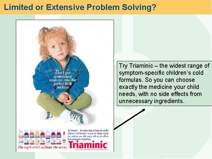 Limited or Extensive Problem Solving? Try Triaminic – the widest range of symptom-specific children’s