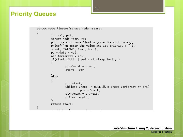 46 Priority Queues Data Structures Using C, Second Edition Reema Thareja 