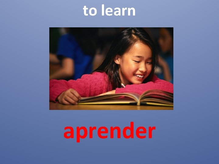 to learn aprender 