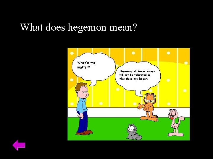 Midterm Jeopardy Vocabulary Types of Governments South America