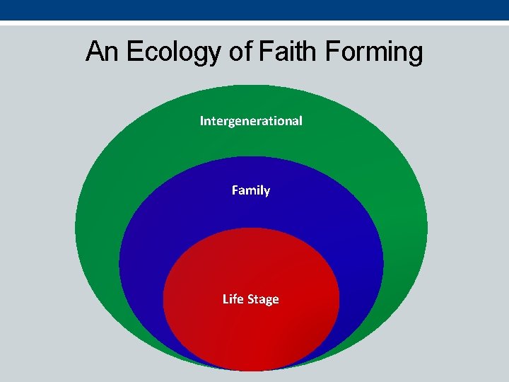 An Ecology of Faith Forming Intergenerational Family Life Stage 