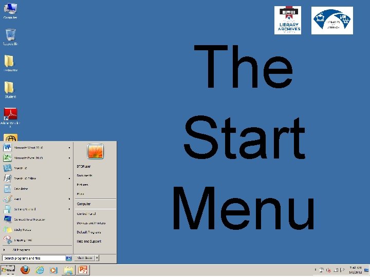 The Start Menu 