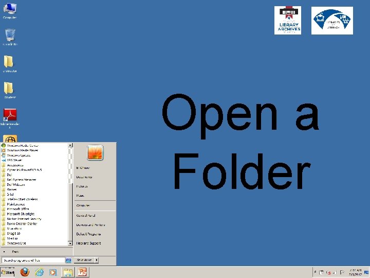 Open a Folder 