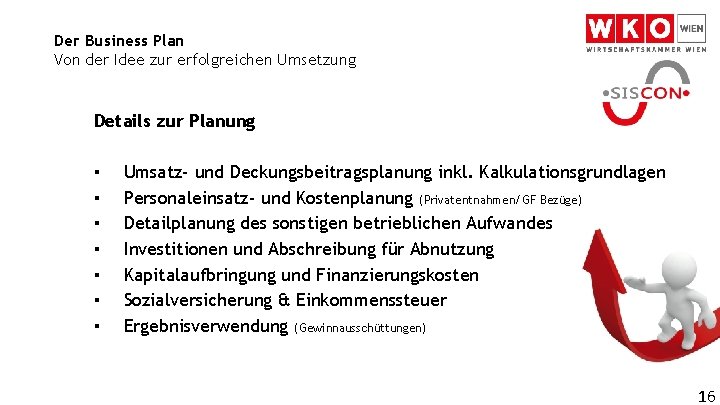 Der Business Plan Von der Idee zur erfolgreichen Umsetzung Details zur Planung ▪ ▪