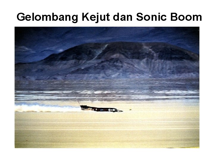 Gelombang Kejut dan Sonic Boom 