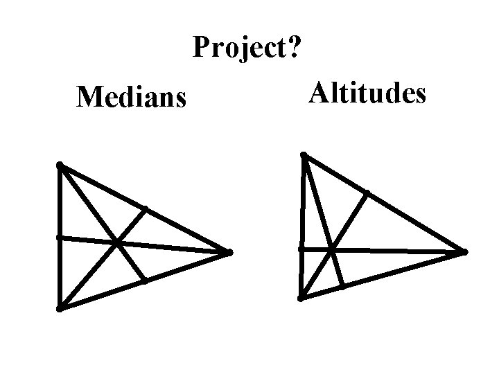 Project? Medians Altitudes 