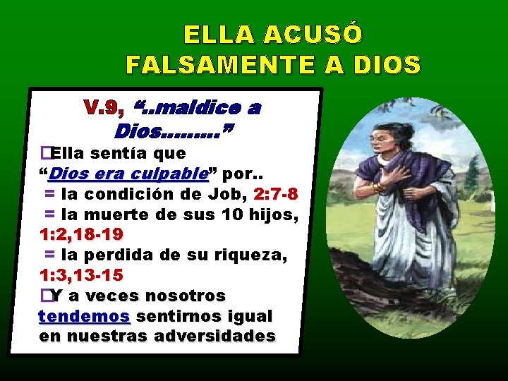 LA ESPOSA DE JOB Una Actitud Para Evitar