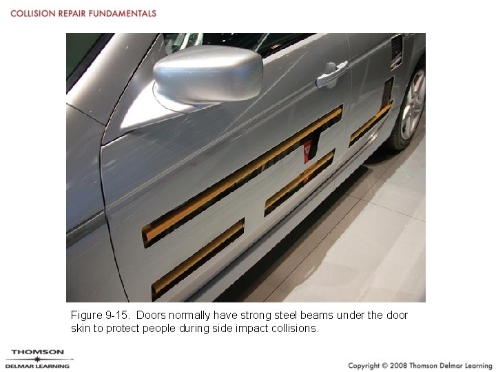 Figure 9 -15. Doors normally have strong steel beams under the door skin to