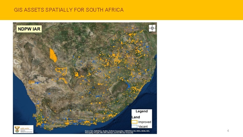 GIS ASSETS SPATIALLY FOR SOUTH AFRICA 6 