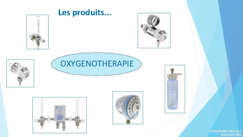 Les produits. . . OXYGENOTHERAPIE TECHNOLOGIE MEDICALE Septembre 2020 