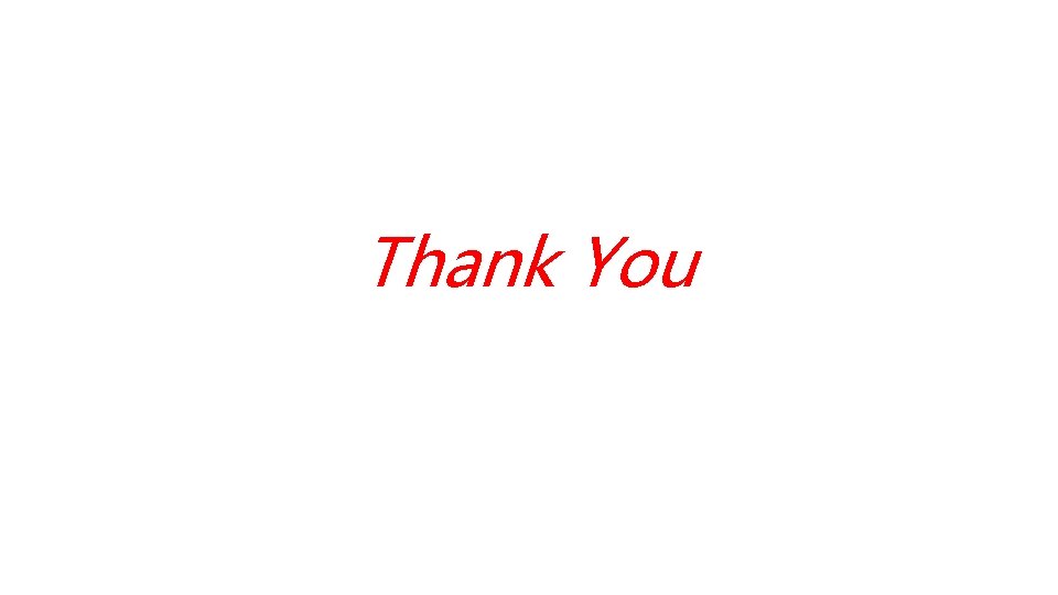 Thank You 