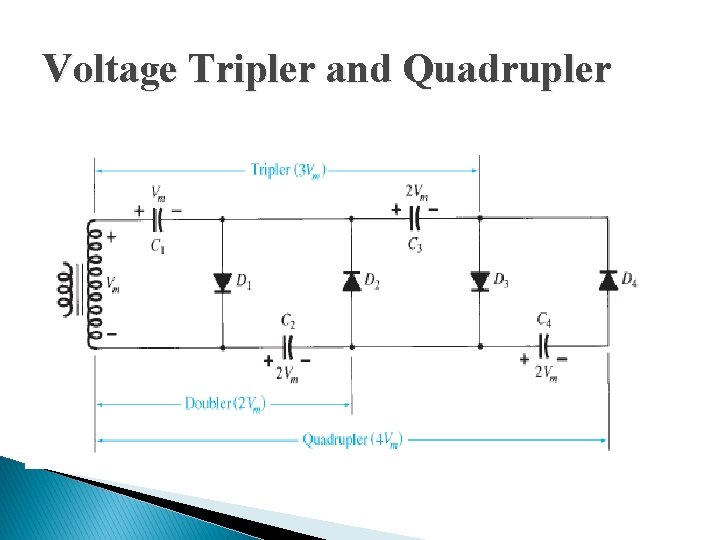 Voltage Tripler and Quadrupler 