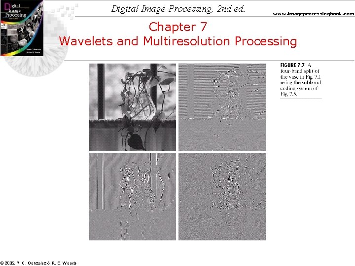 Digital Image Processing, 2 nd ed. www. imageprocessingbook. com Chapter 7 Wavelets and Multiresolution