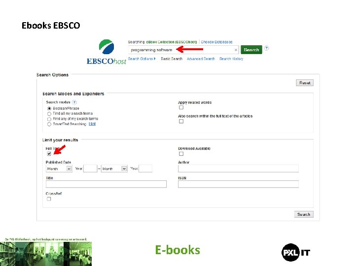 Ebooks EBSCO E-books 