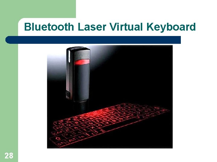 Bluetooth Laser Virtual Keyboard 28 