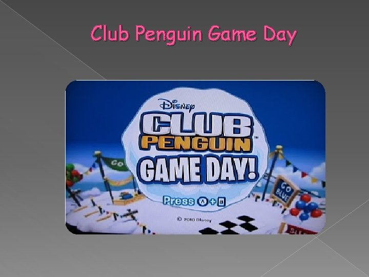 Club Penguin Game Day 
