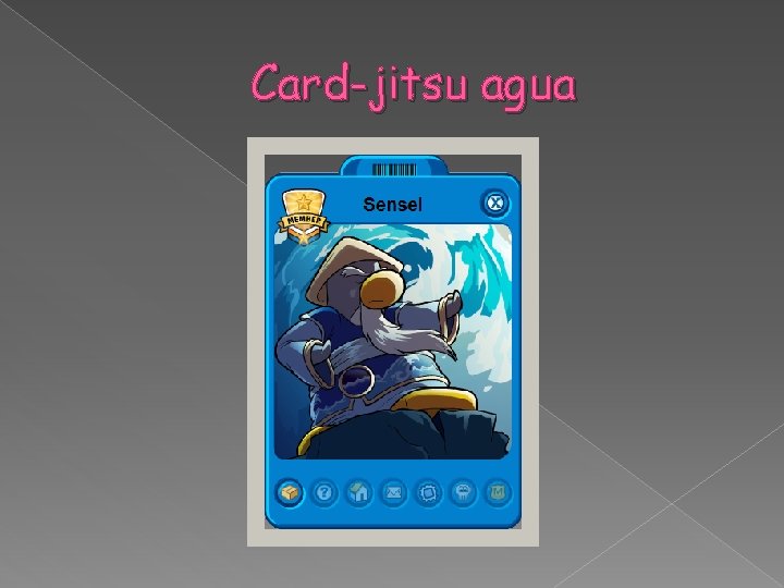 Card-jitsu agua 