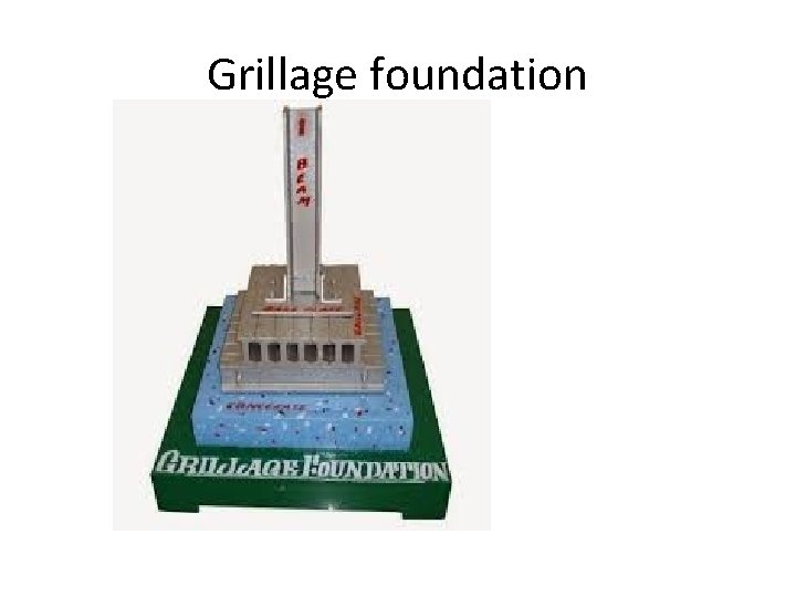 Grillage foundation 