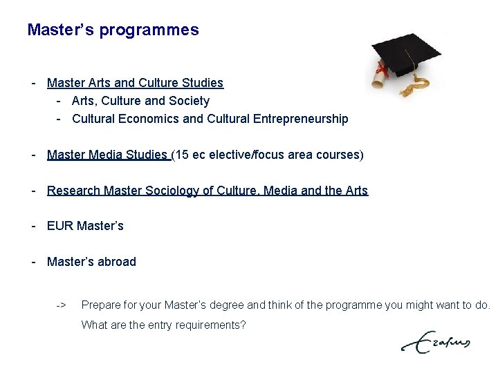 Master’s programmes - Master Arts and Culture Studies - Arts, Culture and Society -