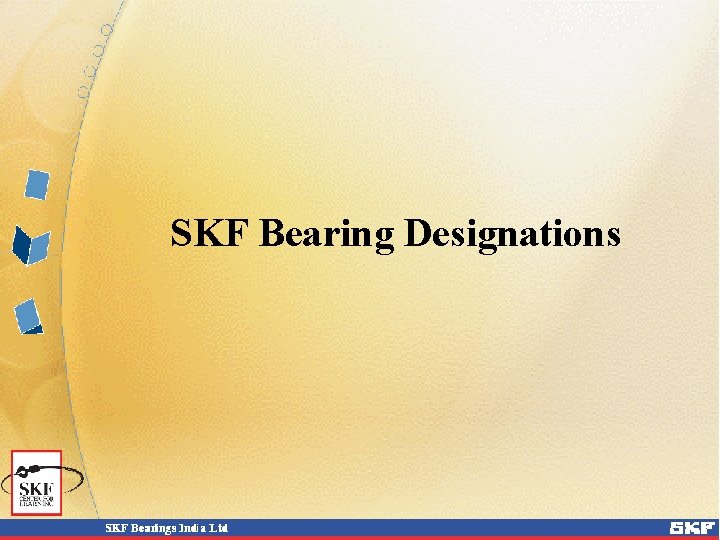 SKF Bearing Designations 